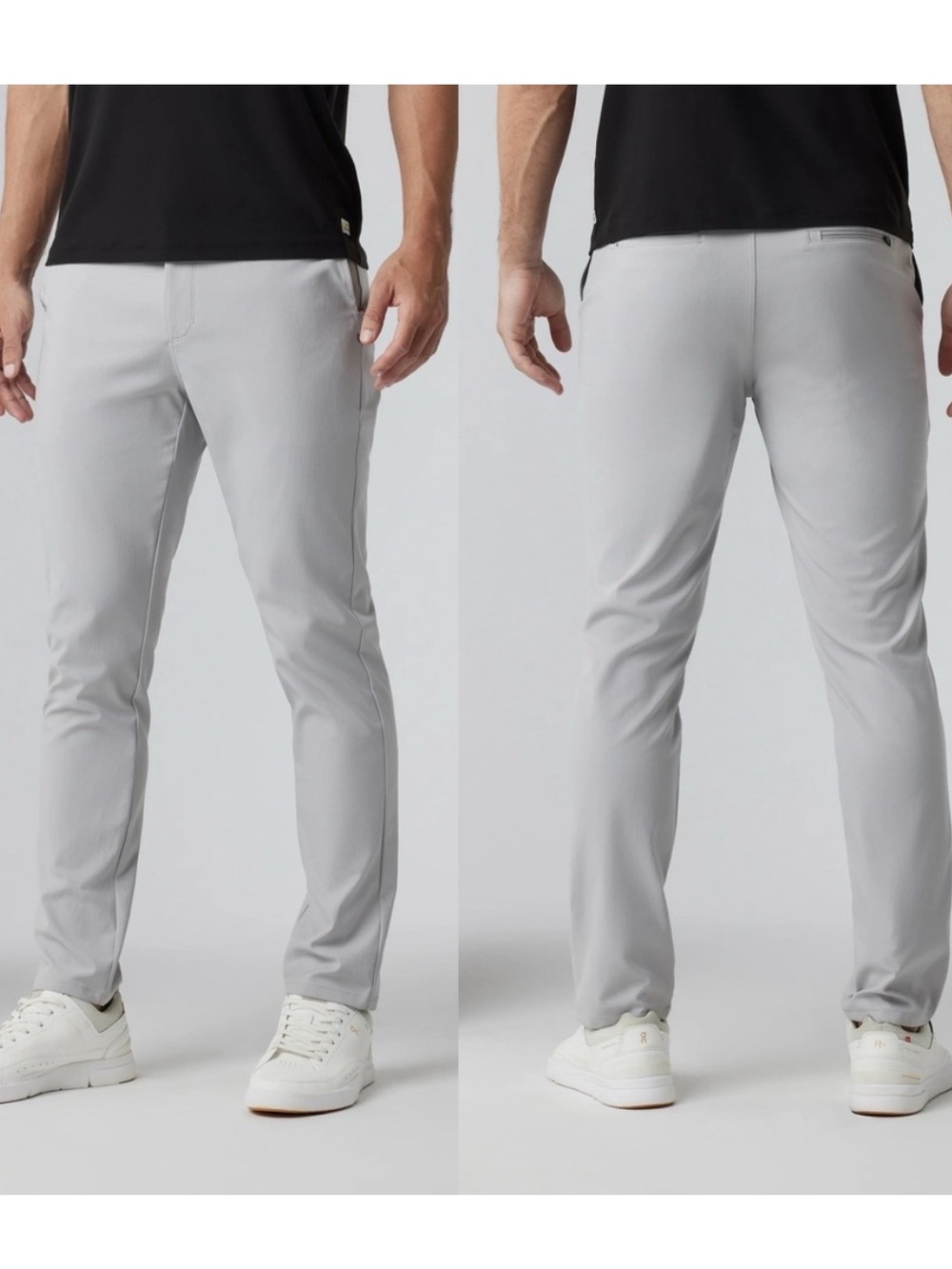 Vuori | Cascade Tech Chino Pant in Fog Men’s 36
